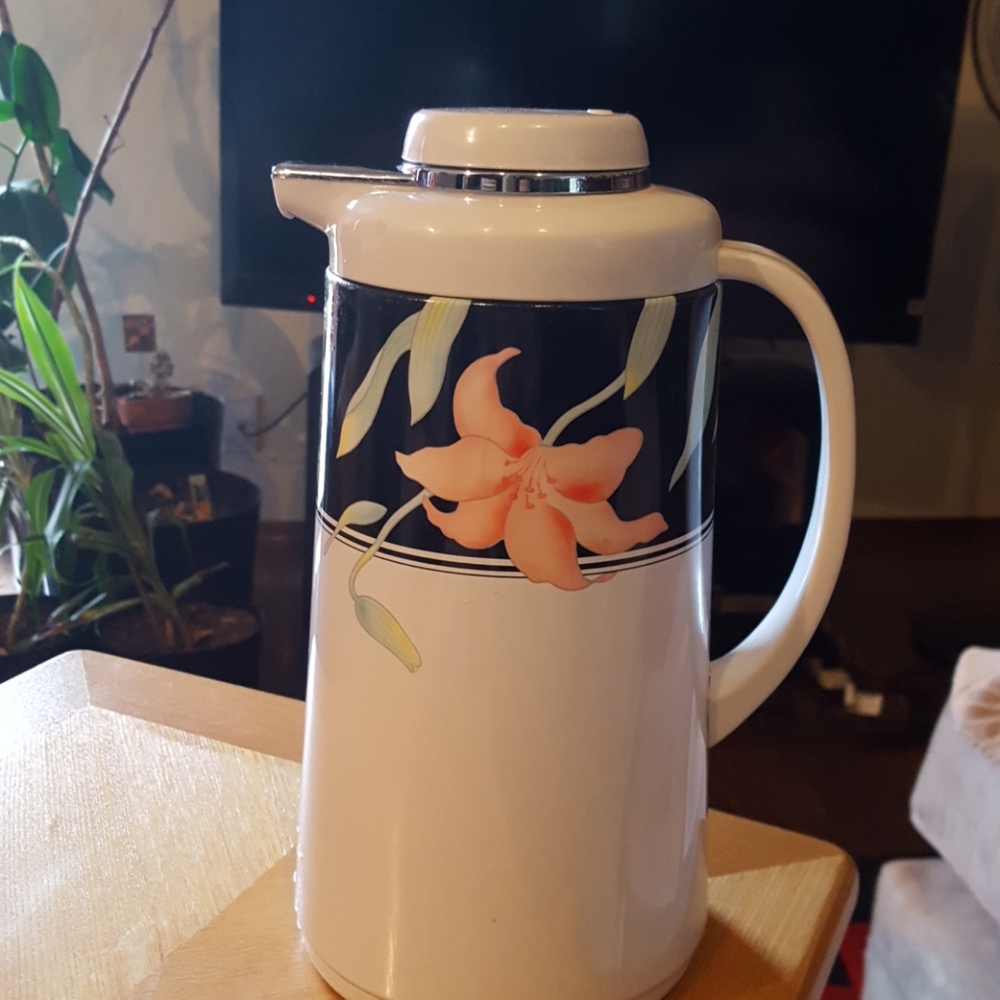Floral Thermos.